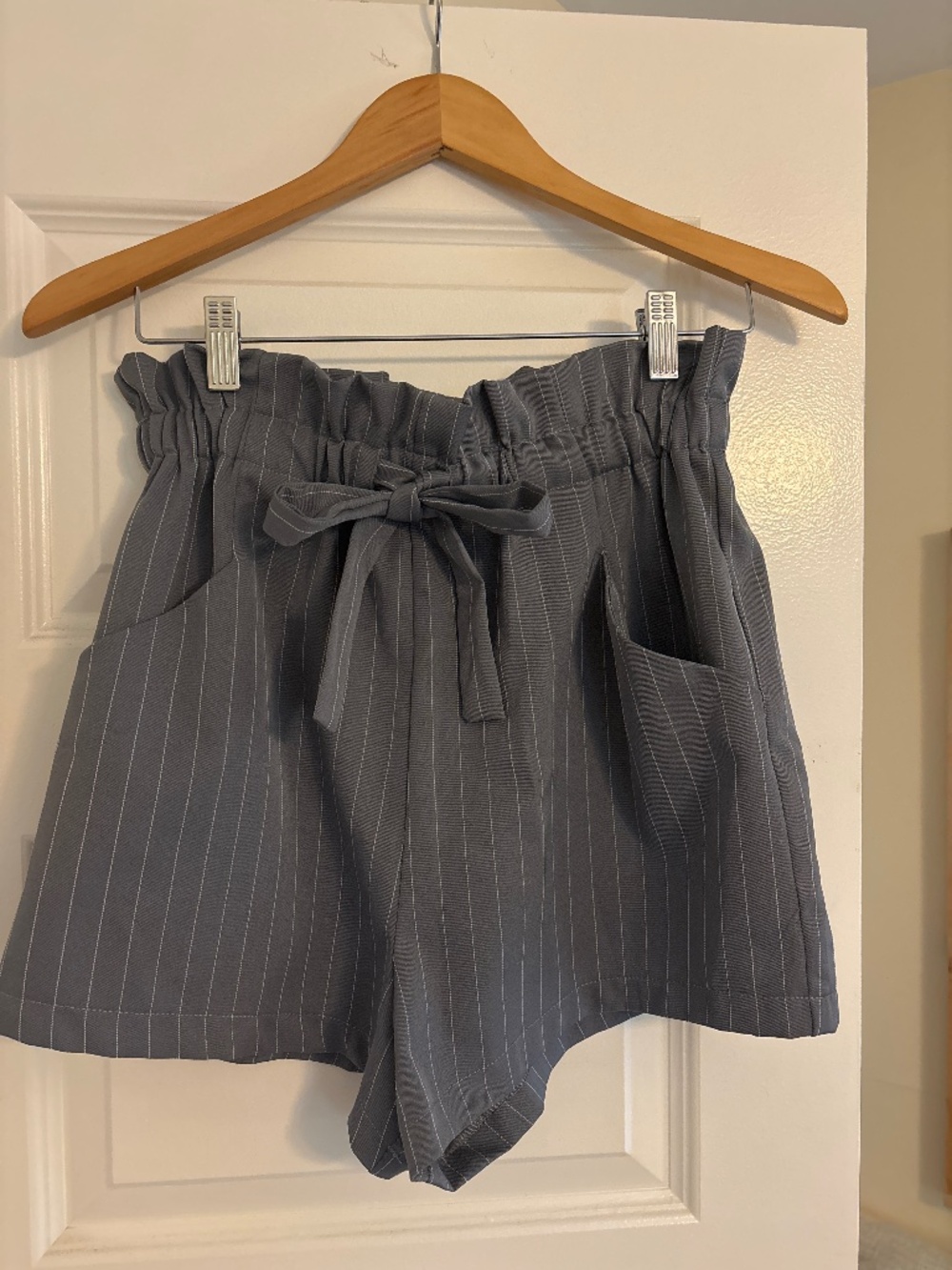 Pinstripe shorts
